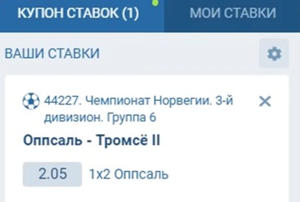 Купон для пари в 1xБет